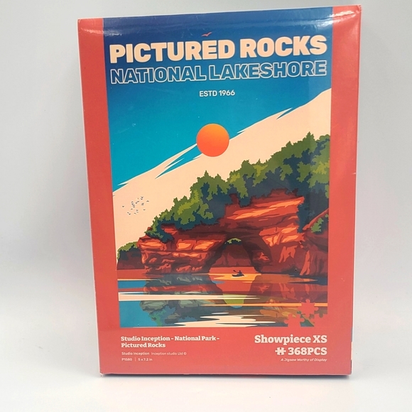 2/$20 BN Pictured Rocks National Lakeshore plastic display puzzle - Picture 3 of 5